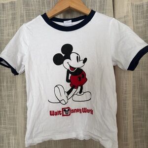 Disney Kids Mickey Mouse White and Red Tee